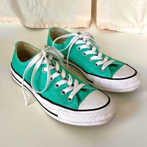 Teal/Turquoise/Aquamarine Converse Shoes